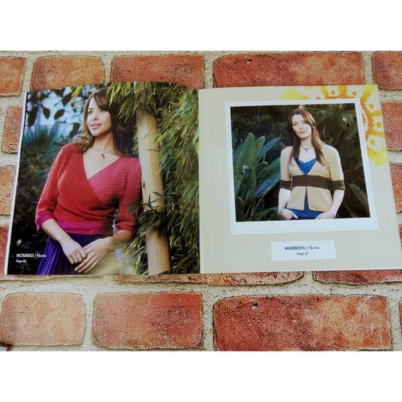 Mirasol Collection NUNA Hand Knitting Book 10 Cardigans Patterns Ellison 2009 - Picture 5 of 10